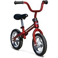 Chicco First Bike - Bicicleta sin pedales con sillín regulable- color rojo- 2-5 años